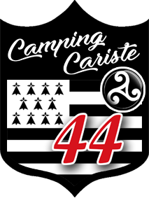 campingcariste Breton 44 - 15x11,2cm - Sticker/autocollant