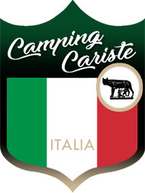 Campingcariste Italie - 15x11,2cm - Sticker/autocollant