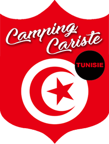 Campingcariste Tunisie - 15x11,2cm - Sticker/autocollant