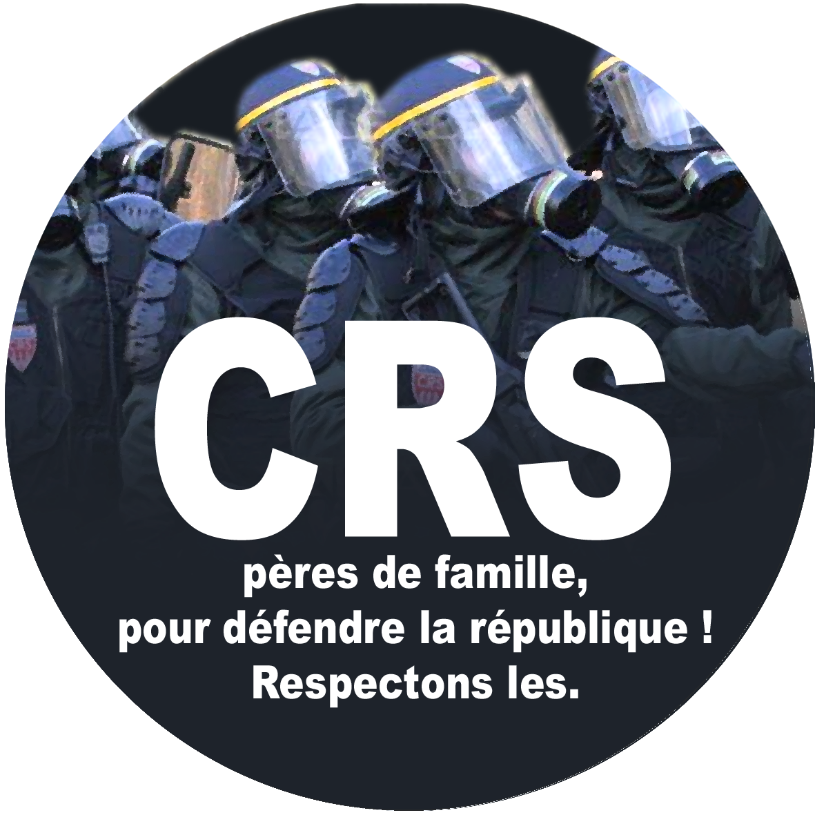 CRS (15x15cm) - Sticker/autocollant