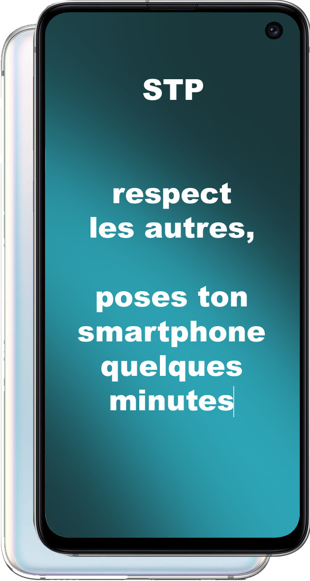 Smartphone message 4 (8x15cm) - Sticker/autocollant