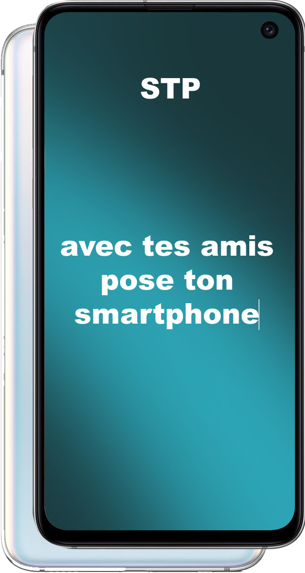 Smartphone message 5 (8x15cm) - Sticker/autocollant