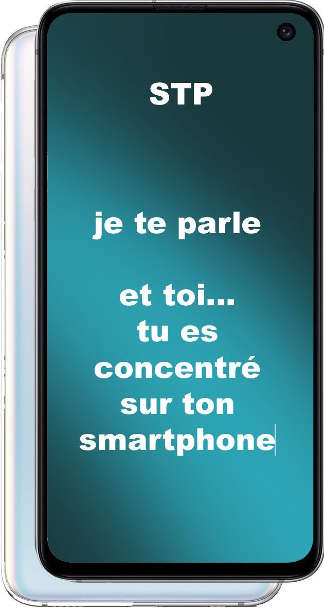 Smartphone message 6 (8x15cm) - Sticker/autocollant