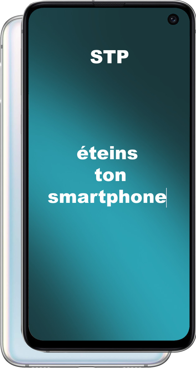 Smartphone message 7 (8x15cm) - Sticker/autocollant