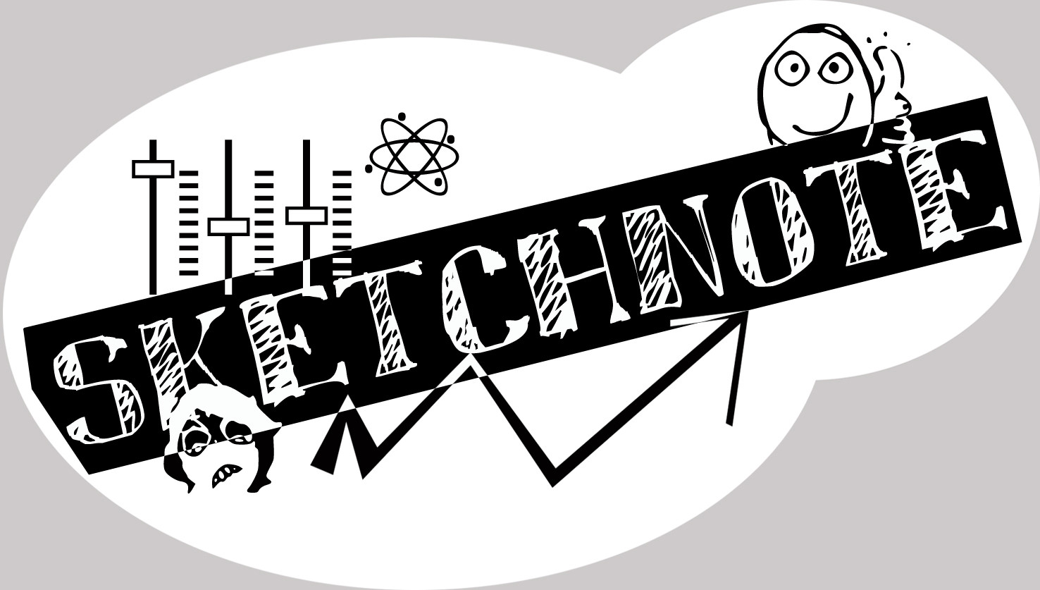 Sketchnote (15x8,5cm) - Sticker/autocollant