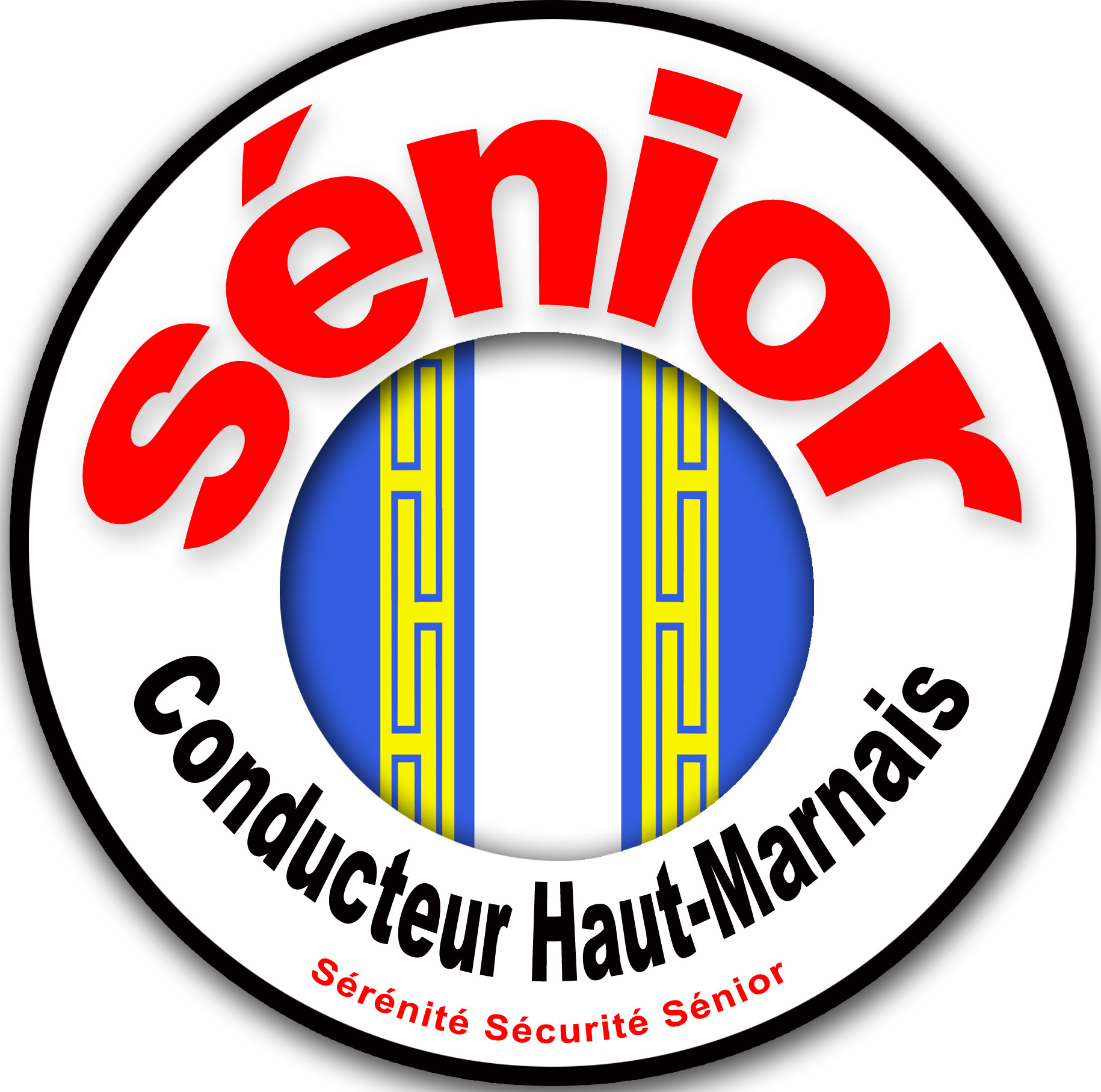 conducteur Sénior Blason Haut-Marnais - 15cm - Sticker/autocollant