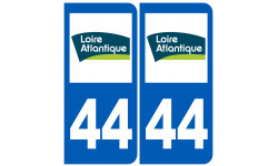 immatriculation 44 (Loire-Atlantique) - Sticker/autocollant