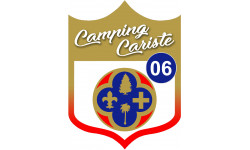 Campingcariste Hautes-Maritimes 06 - 10x7.5cm - Sticker/autocollant