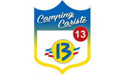 Campingcariste Rhône 13 - 20x15cm - Sticker/autocollant