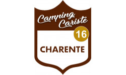 Campingcariste Charente 16 - 10x7.5cm - Sticker/autocollant