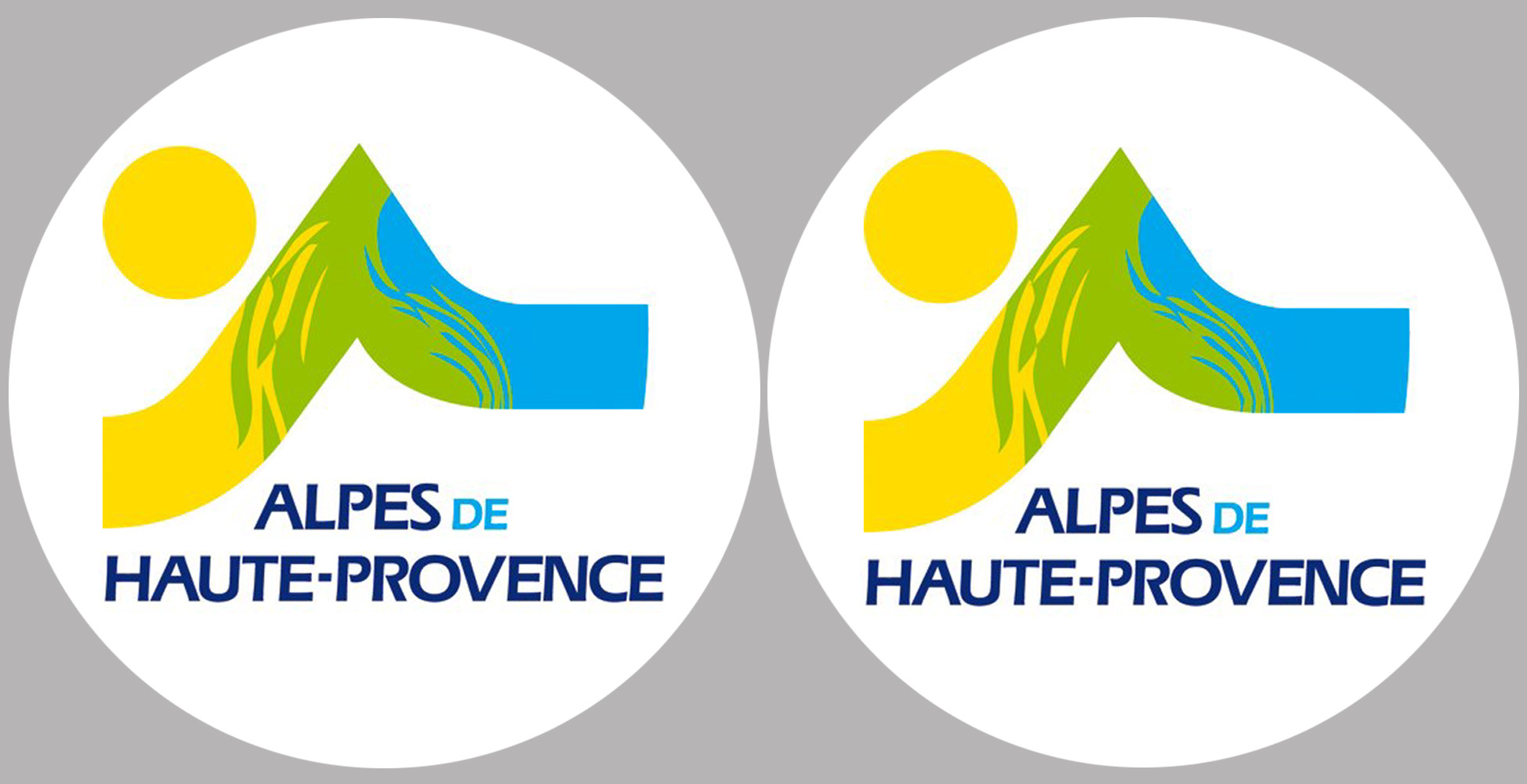 Département des Alpes de Haute-Provence 04  - 2x10cm - Sticker/autocollant