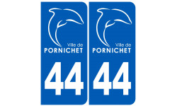 immatriculation 44 Pornichet - Sticker/autocollant