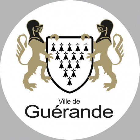 Guérande (20cm) - Sticker/autocollant