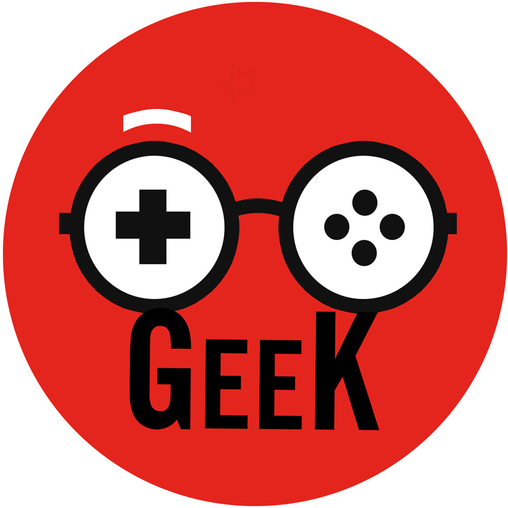 Geek manette de jeu - 15cm - Sticker/autocollant