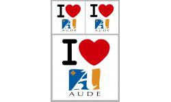 Aude (11) - 1fois 10cm - 2fois 5cm - Sticker/autocollant