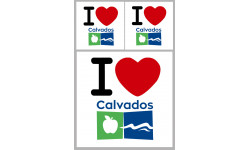 Calvados (14) - 1fois 10cm - 2fois 5cm - Sticker/autocollant