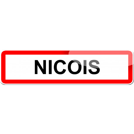 Niçois - 15x4 cm - Sticker/autocollant