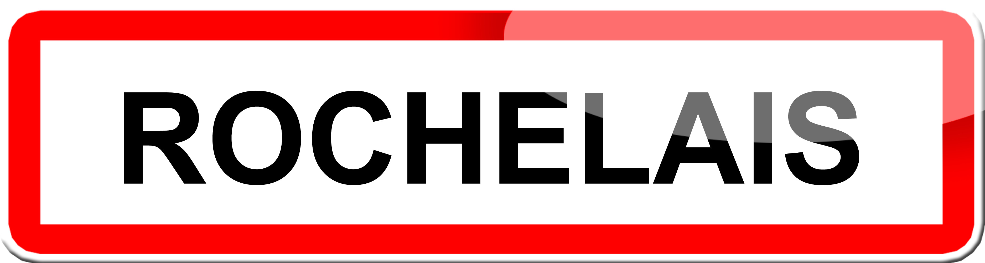 Rochelais - 15x4 cm - Sticker/autocollant