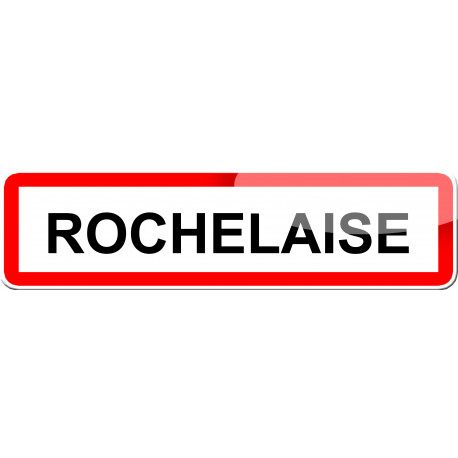 Rochelaise - 15x4 cm - Sticker/autocollant