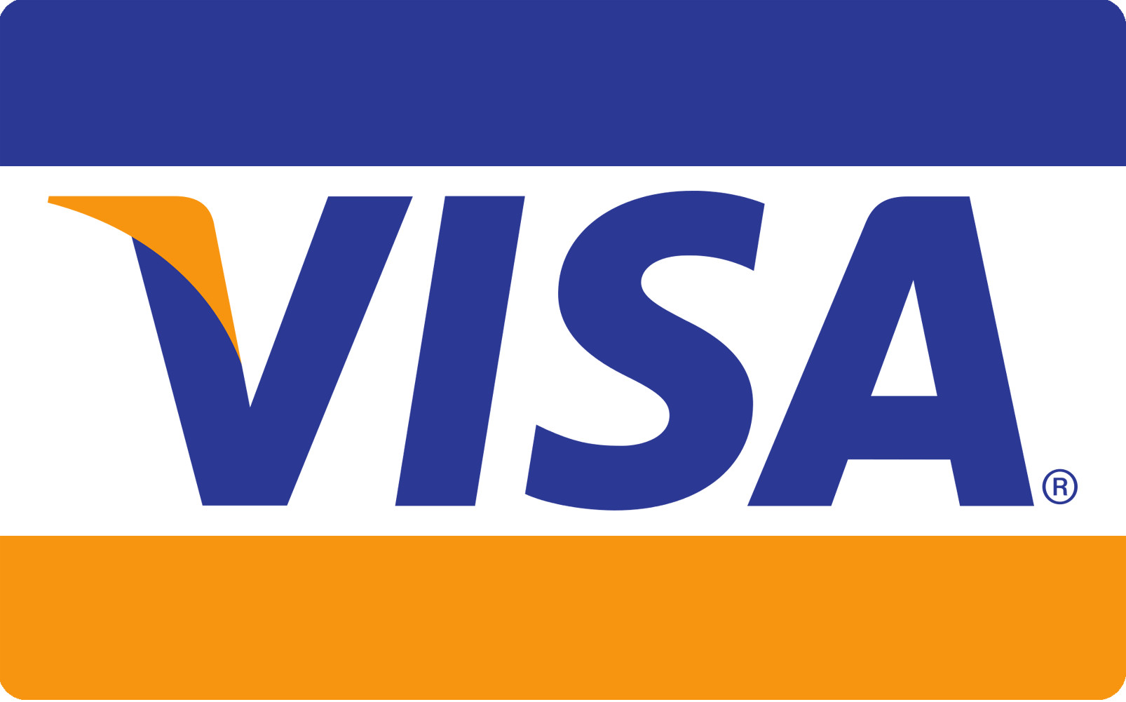 Paiement carte Visa accepté - 15x9.2cm - Sticker/autocollant