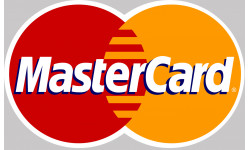 Paiement carte MasterCard accepté - 10x6cm - Sticker/autocollant