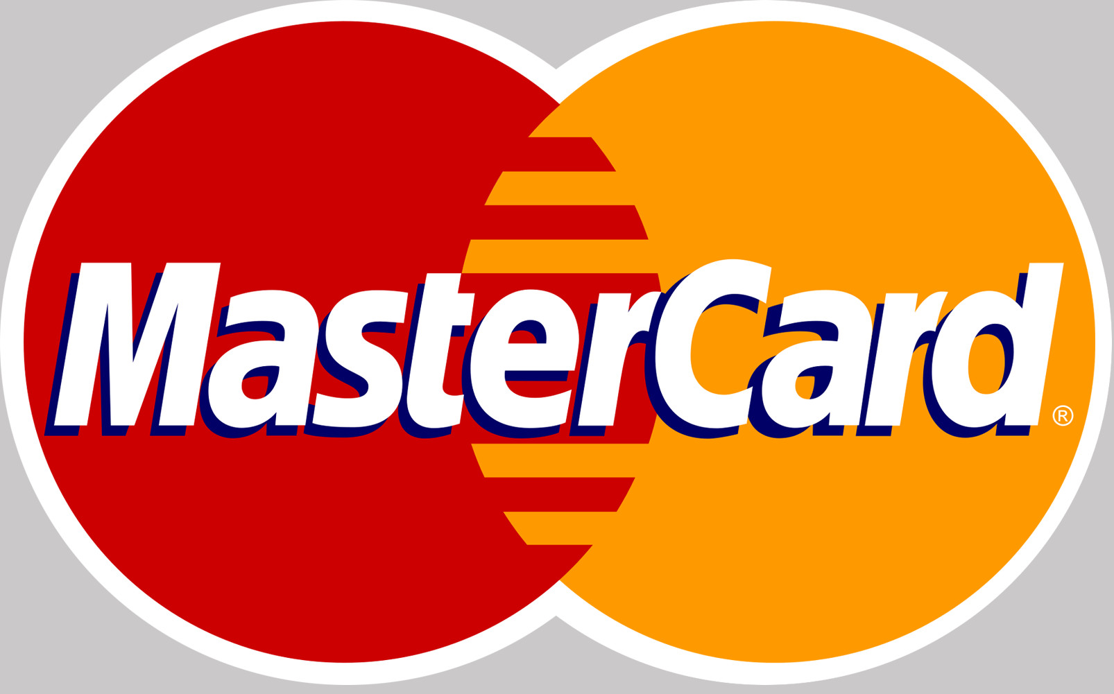 Paiement carte MasterCard accepté - 15x9.2cm - Sticker/autocollant