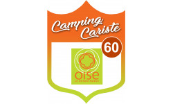 campingcariste Oise 60 - 10x7.5cm - Sticker/autocollant