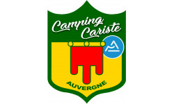 campingcariste Auvergne - 15x11.2cm - Sticker/autocollant