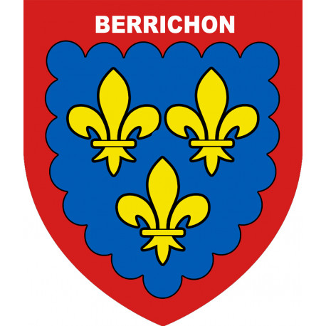 Blason Berrichon - 20x17cm - Sticker/autocollant