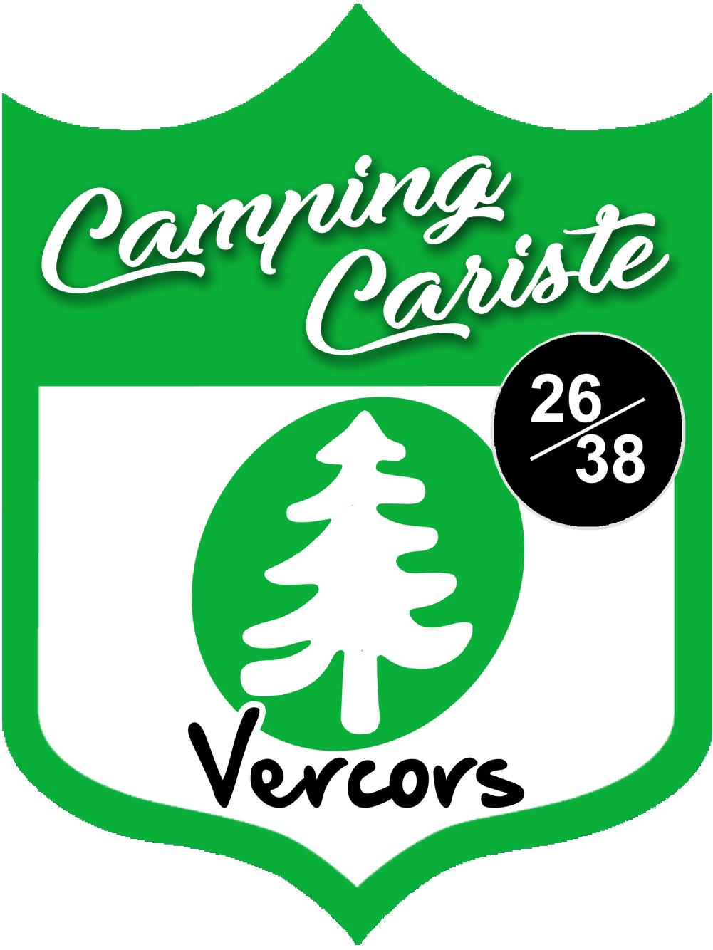 Campingcariste Vercors - 20x15cm - Sticker/autocollant