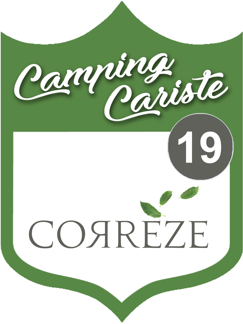 Campingcariste Corrèze 19 - 20x15cm - Sticker/autocollant