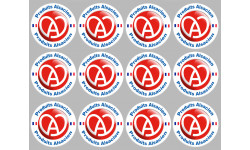 Produits Alsacien cigogne - 12fois 5cm - Sticker/autocollant