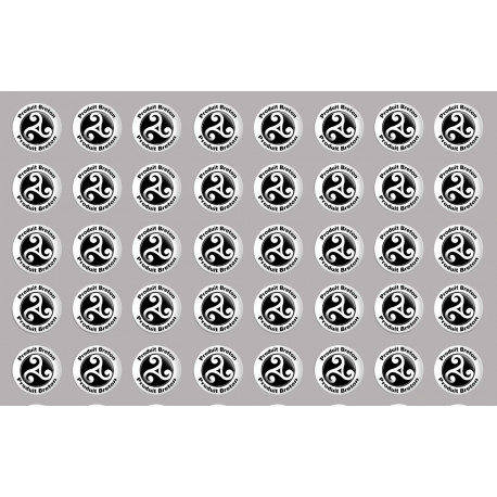 Produit breton triskel - 40fois 2cm - Sticker/autocollant