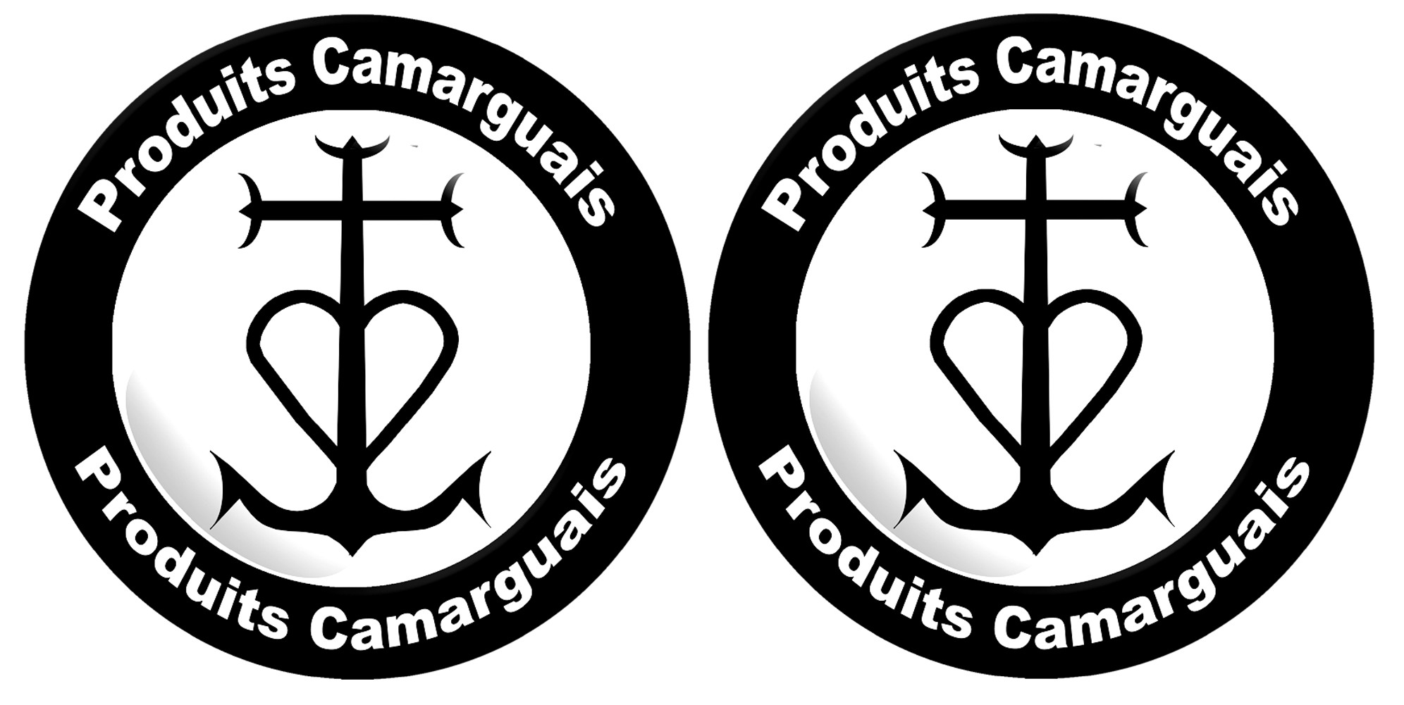 Produits Camarguais - 2fois 10cm - Sticker/autocollant