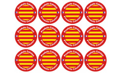 Produits Catalan - 12fois 5cm - Sticker/autocollant