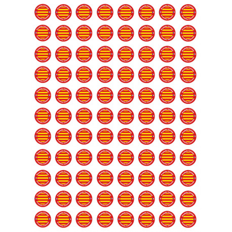 Produits Catalan - 88fois 2cm - Sticker/autocollant