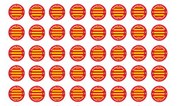 Produits Catalan - 40fois 2cm - Sticker/autocollant