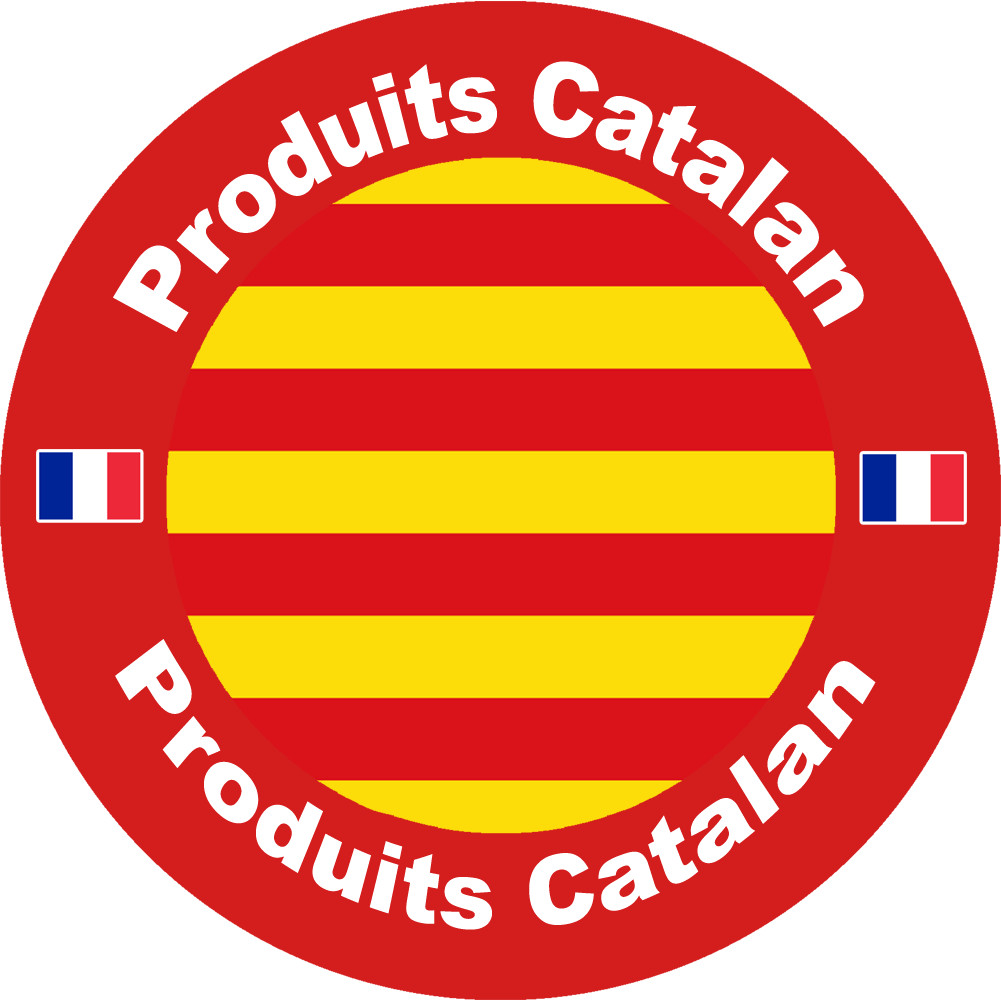 Produits Catalan - 1fois 15cm - Sticker/autocollant