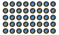 Produits Chtimi - 40 stickers de 2cm - Sticker/autocollant