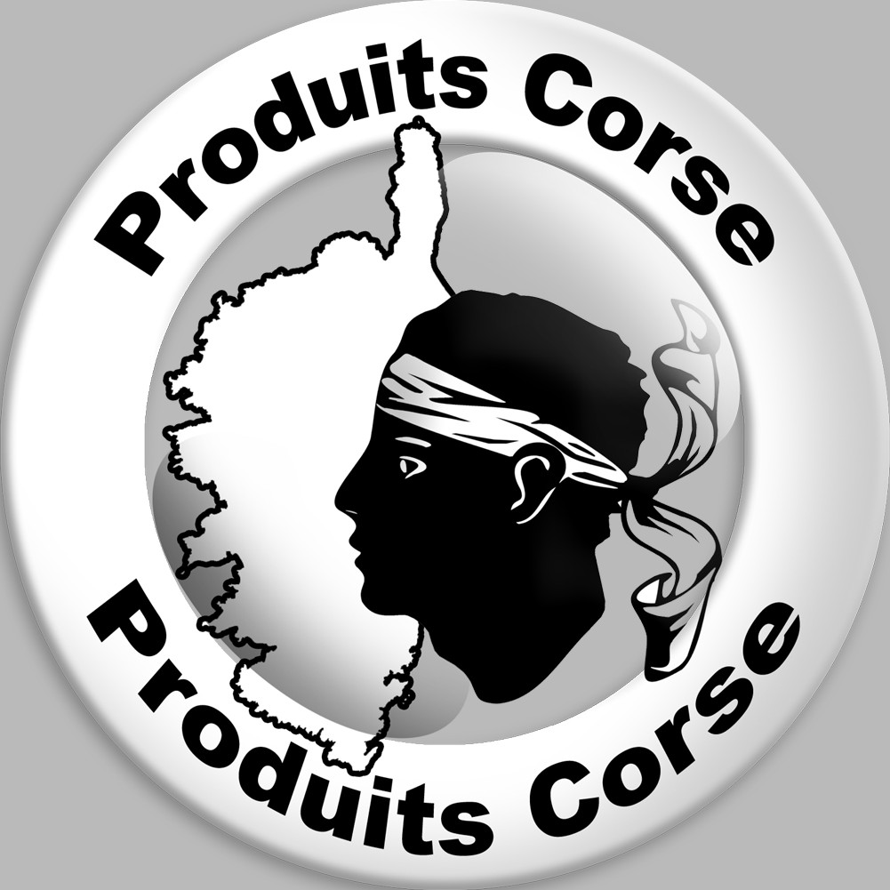 Produits Corse carte - 20cm - Sticker/autocollant