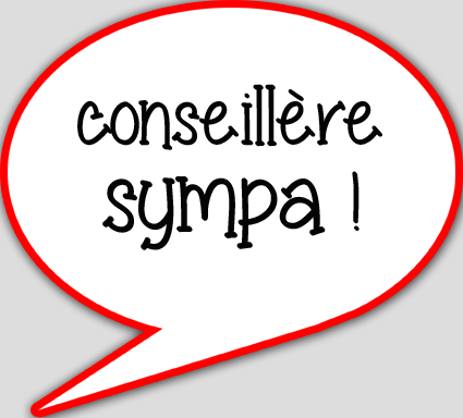 conseillère sympa - 10x9cm - sticker/autocollant