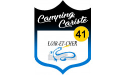 campingcariste Loir et Cher 41 - 10x7.5cm - Sticker/autocollant