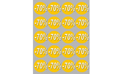 remise 70% (20fois 5cm)  - Sticker/autocollant