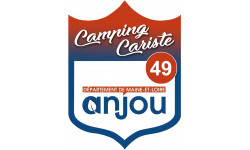 campingcariste anjou 49 - 15x11.2cm - Sticker/autocollant