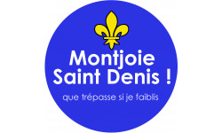 Montjoie Saint Denis - 10cm - Sticker/autocollant