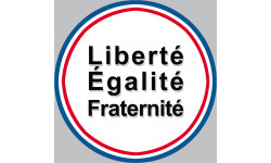 Liberté Égalité Fraternité - 5cm - Sticker/autocollant