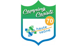 campingcariste Haute Saône 70 - 15x11.2cm - Sticker/autocollant