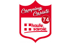 campingcariste Haute Savoie 74 - 10x7.5cm - Sticker/autocollant