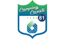 campingcariste Tarn 81 - 15x11.2cm - Sticker/autocollant