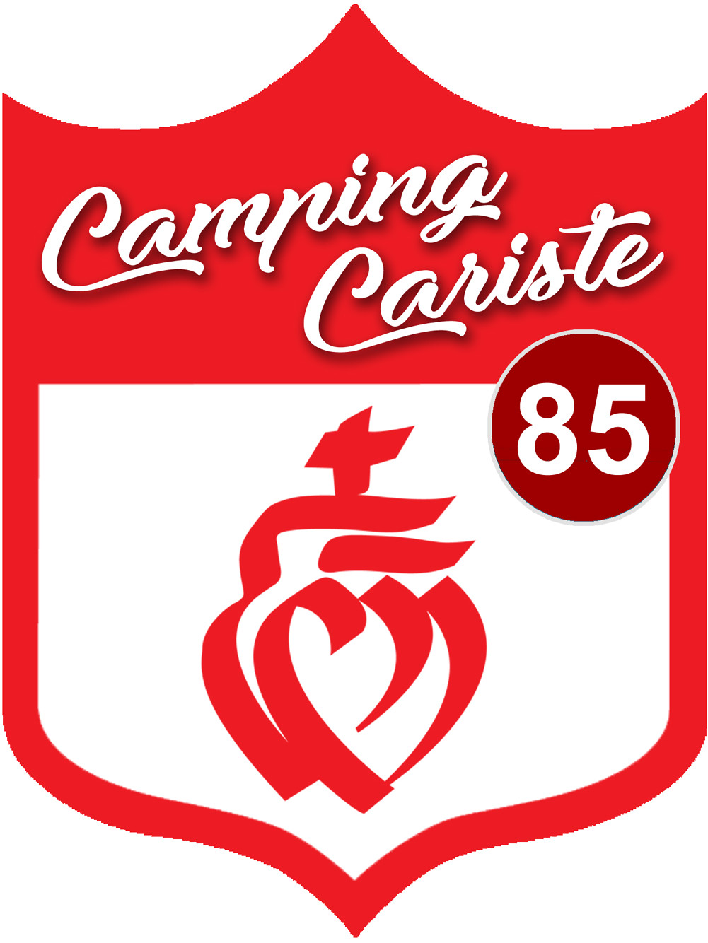 Campingcariste Vendée 85 - 10x7.5cm - Sticker/autocollant